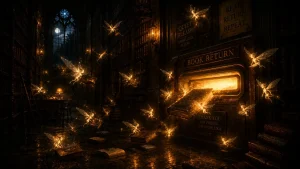Library Patron Discovers Book Return Slot Inhabited by Literary Pixies Who Rearrange Entire Fiction Section Nightly