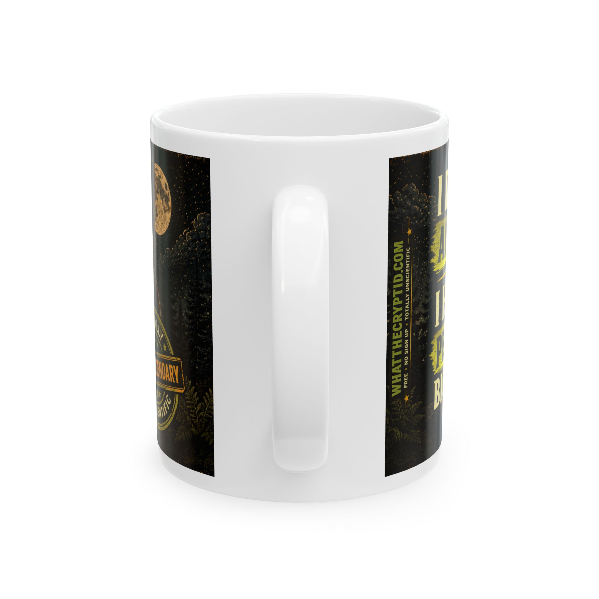 Mothman "Probably A Hoax" Coffee Mug — What The Cryptid? - Image 3