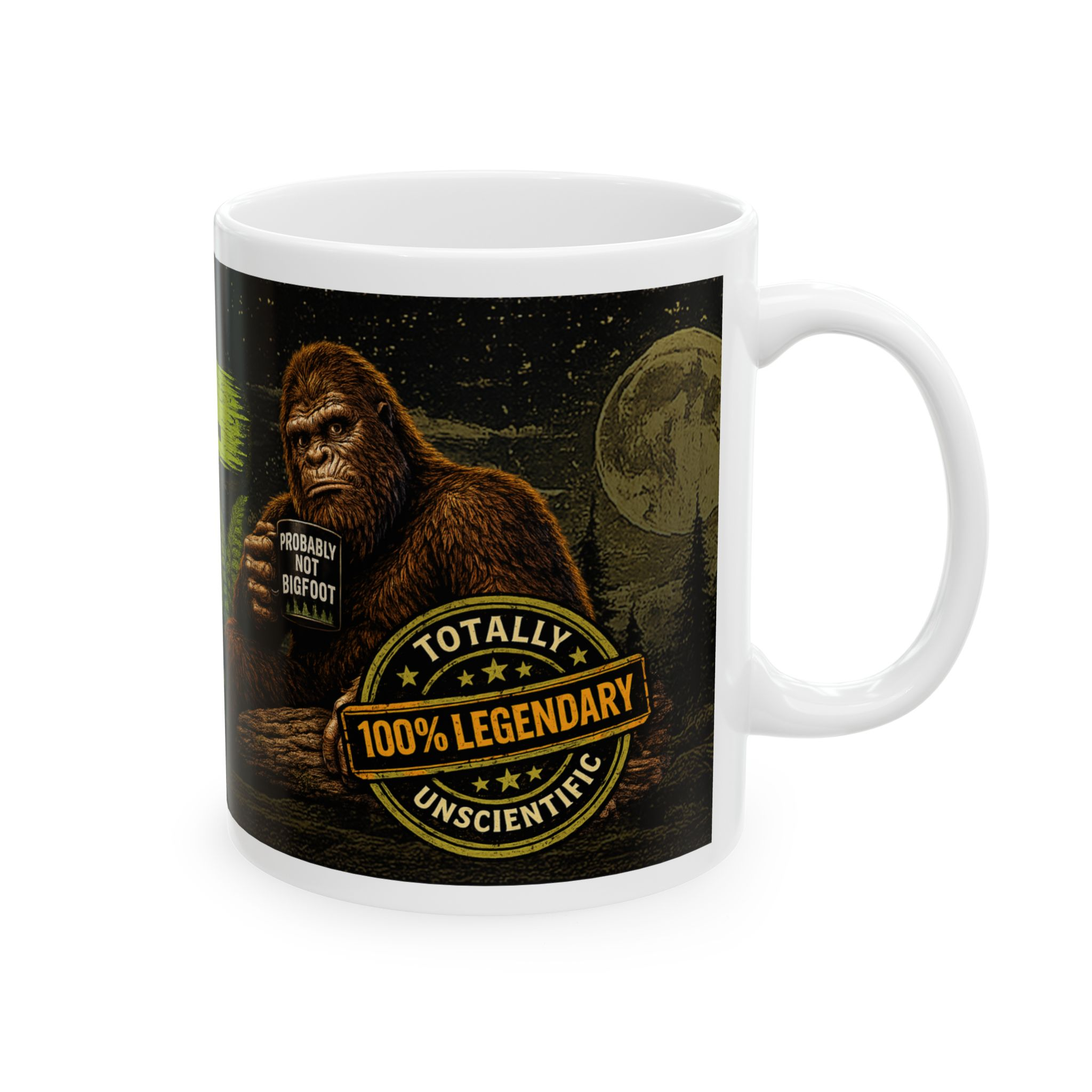 Bigfoot "Probably Not Bigfoot" Coffee Mug — What The Cryptid? - Image 4