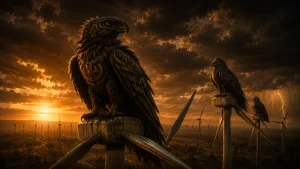Thunderbird Couple Files Noise Complaint Against Wind Farm, Claims Turbines Disrupting Mating Rituals