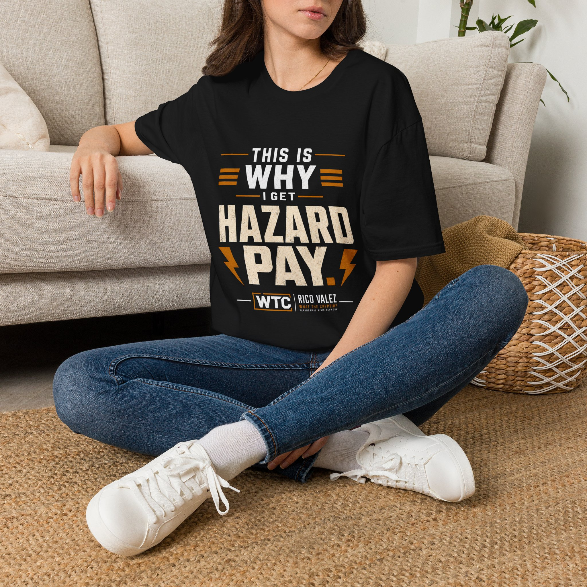 Rico Valez "Hazard Pay" T-Shirt — What The Cryptid? - Image 7