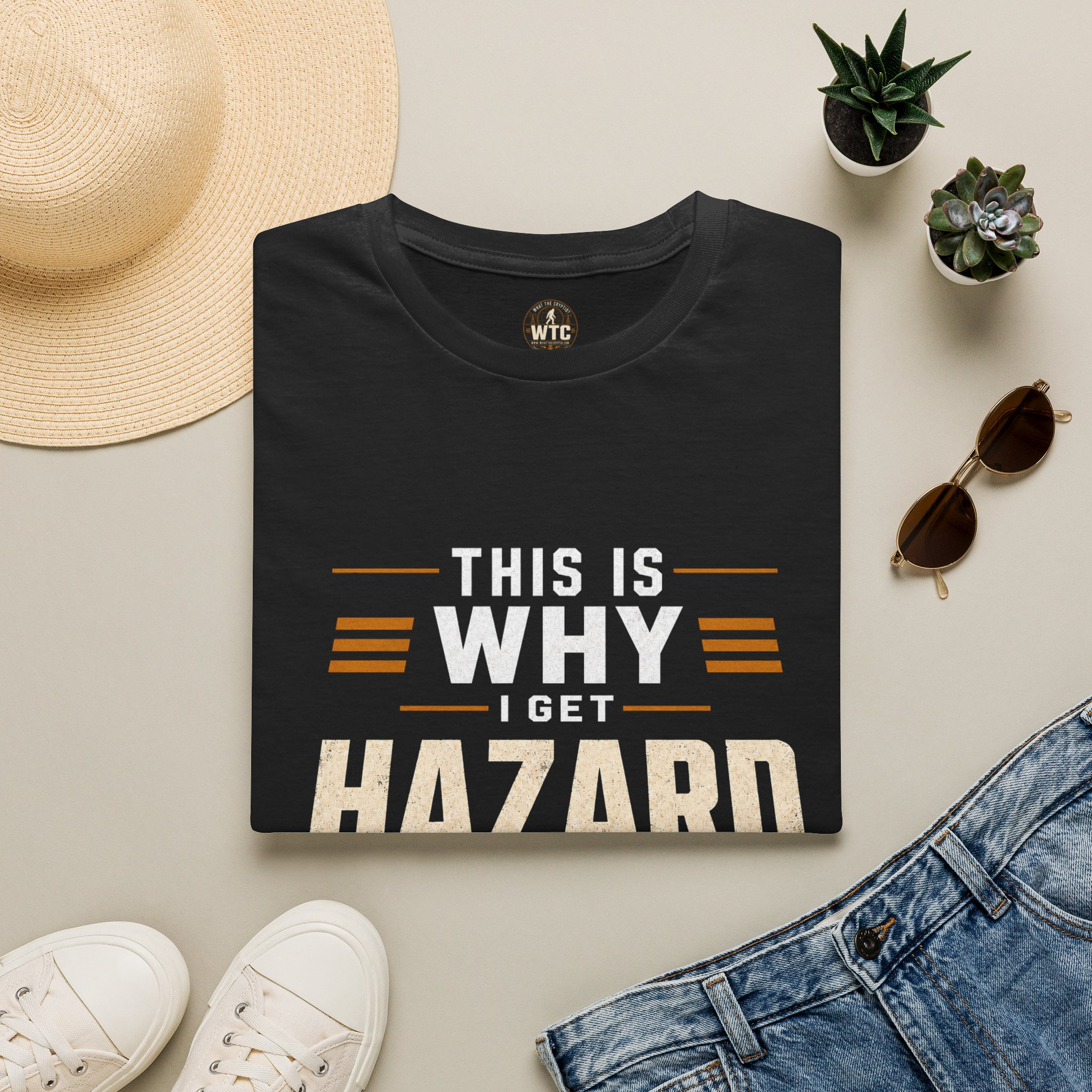 Rico Valez "Hazard Pay" T-Shirt — What The Cryptid? - Image 2