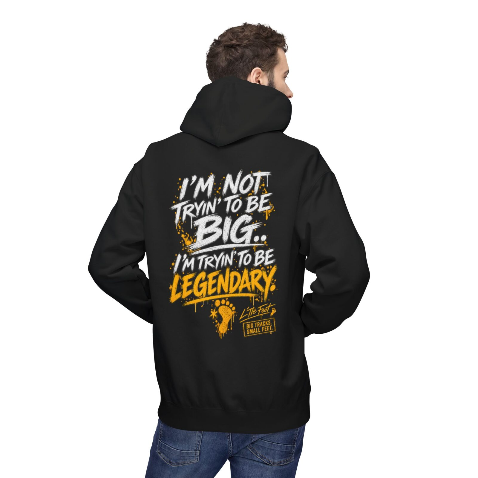L’Tle Foot – “I’m Tryin’ to Be Legendary” Hoodie — What The Cryptid? - Image 6