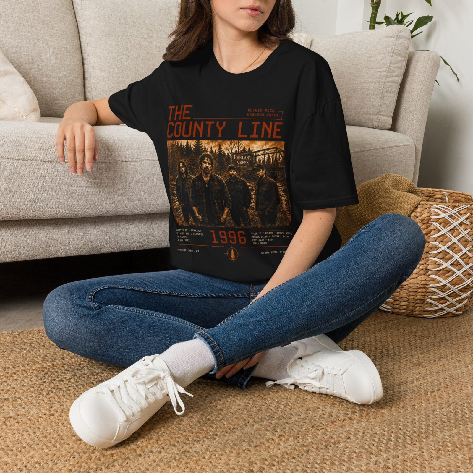 The County Line Band T-shirt 1996 — What The Cryptid? - Image 2