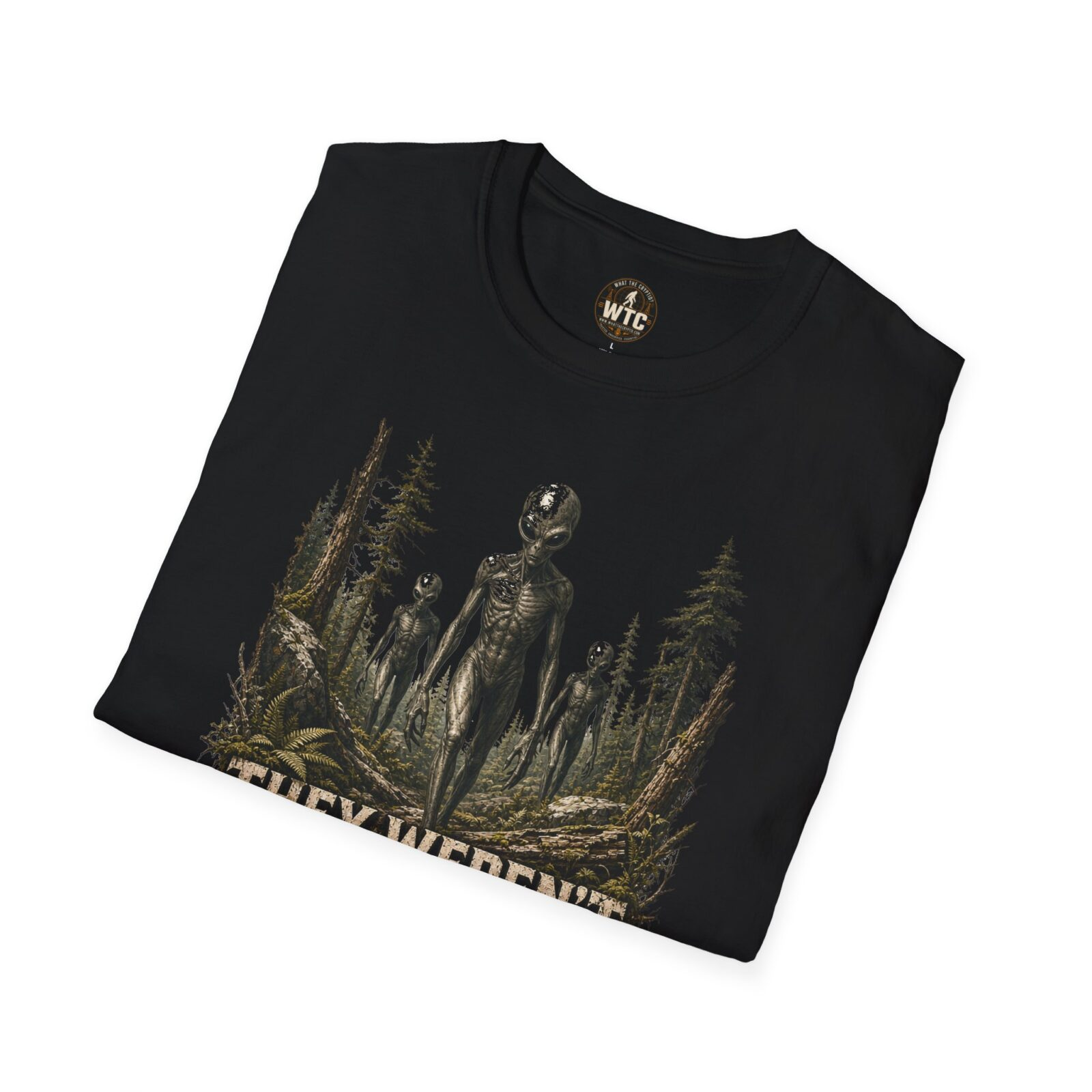 Alien Greys - They Weren't Asking Permission T-shirt — What The Cryptid? - Image 9