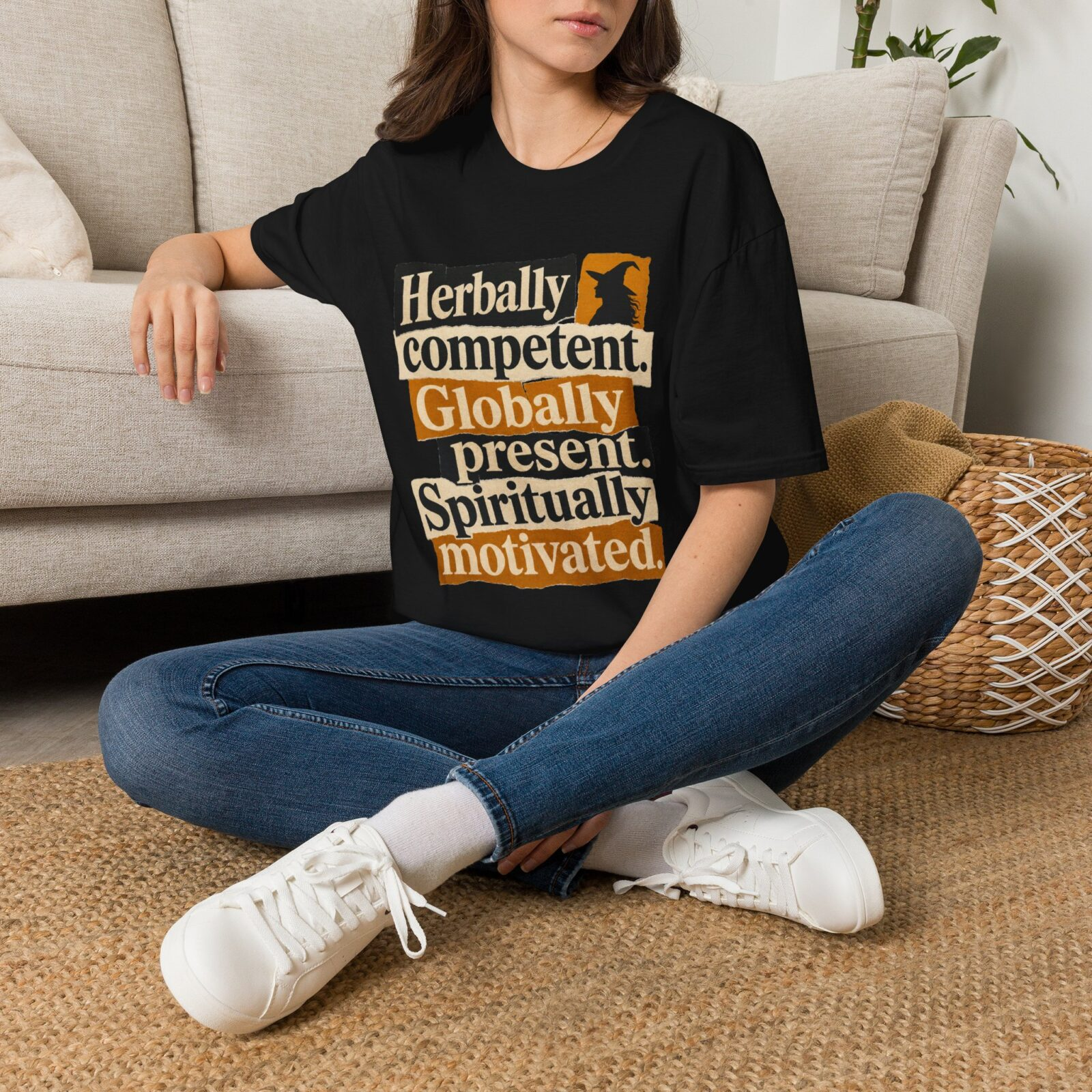 Herbally Competent Witch T-Shirt — What The Cryptid? - Image 3
