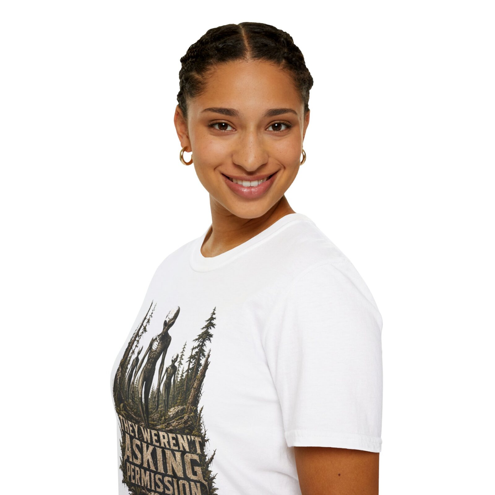 Alien Greys - They Weren't Asking Permission T-shirt — What The Cryptid? - Image 10