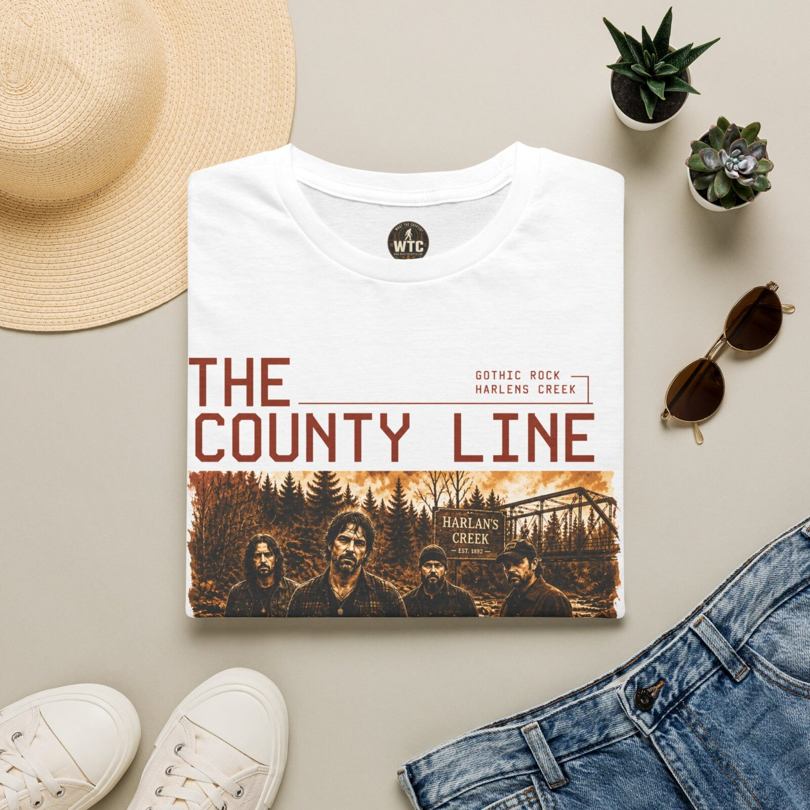 The County Line Band T-shirt 1996 — What The Cryptid? - Image 5