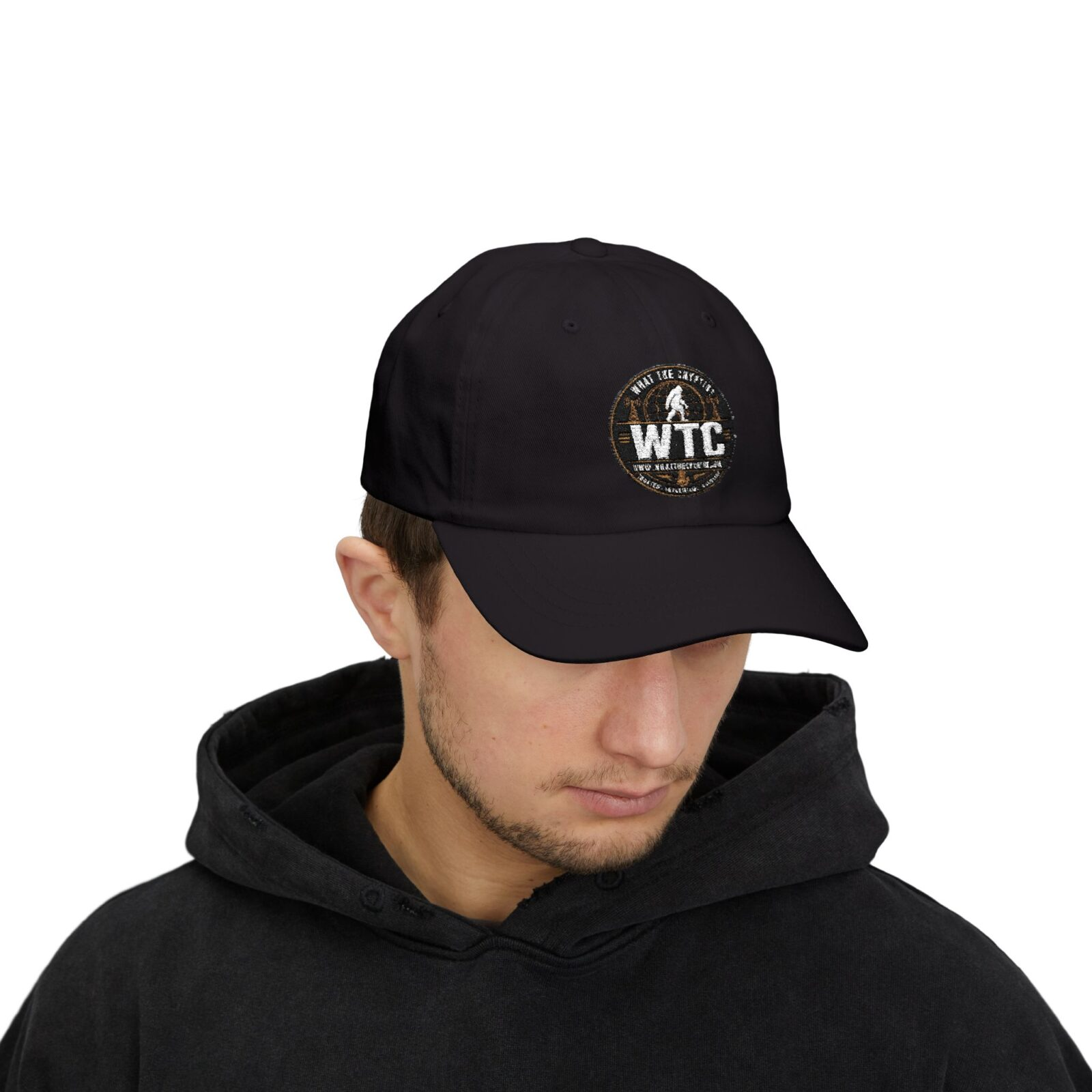 WTC Logo "What The Cryptid?" Baseball Cap — What The Cryptid? - Image 5