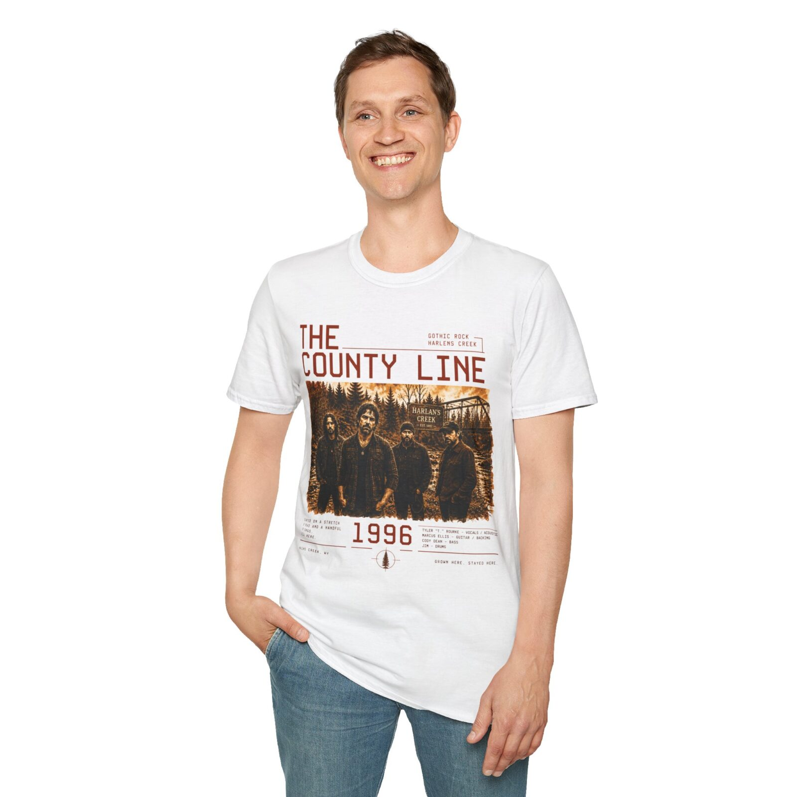 The County Line Band T-shirt 1996 — What The Cryptid? - Image 4