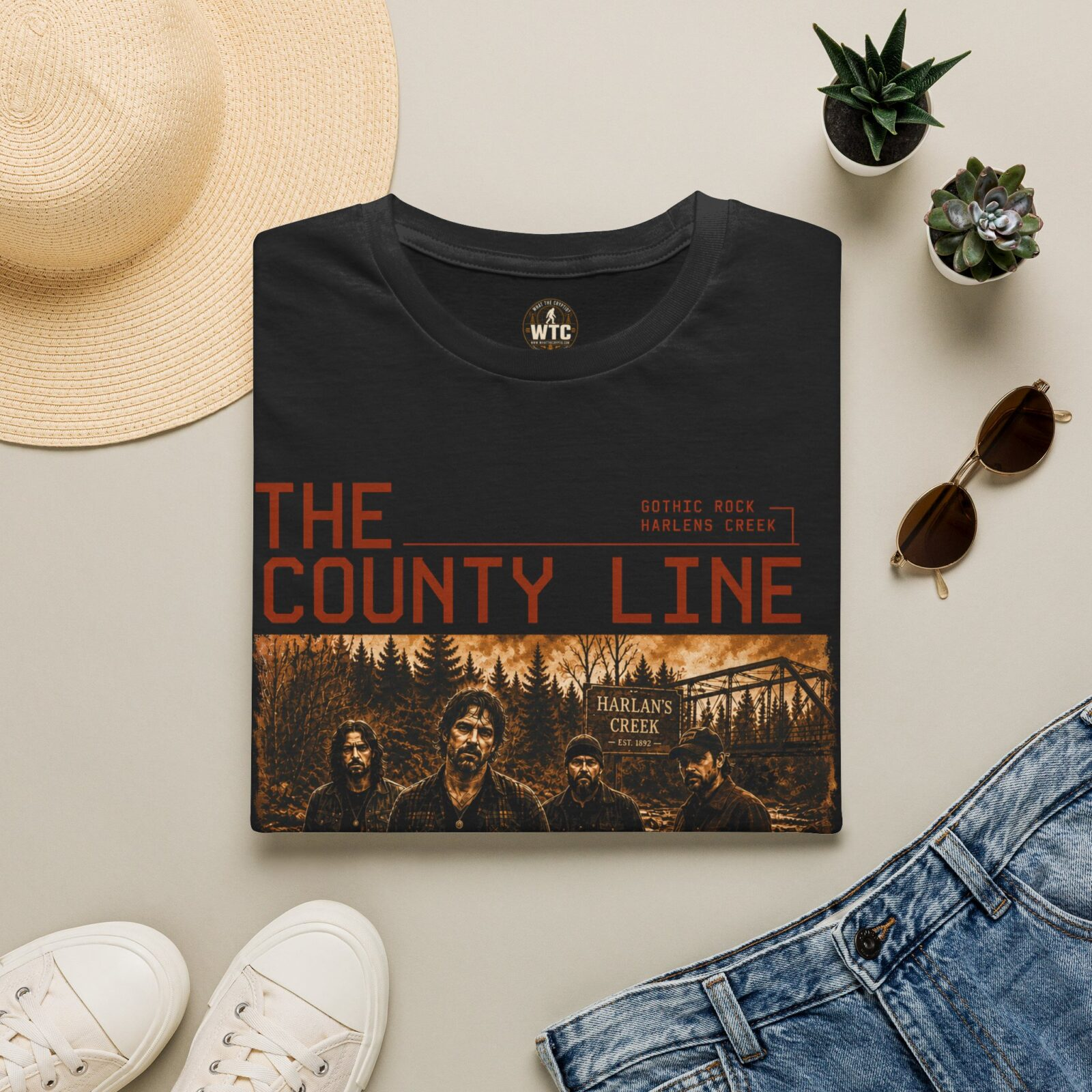 The County Line Band T-shirt 1996 — What The Cryptid? - Image 6