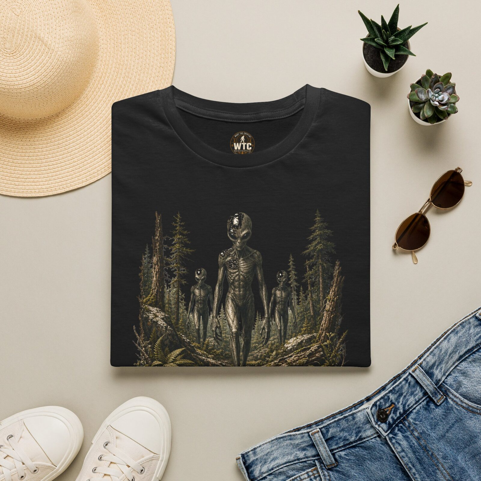 Alien Greys - They Weren't Asking Permission T-shirt — What The Cryptid? - Image 6
