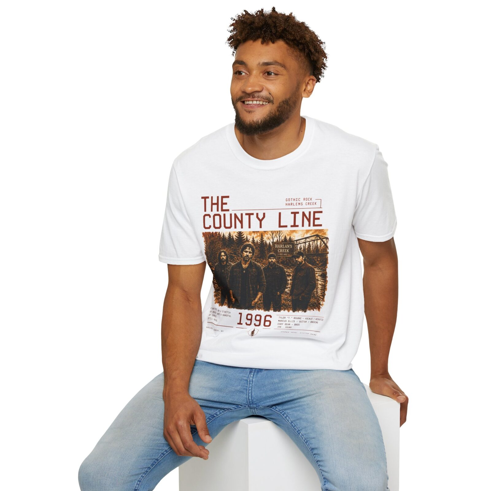 The County Line Band T-shirt 1996 — What The Cryptid? - Image 3